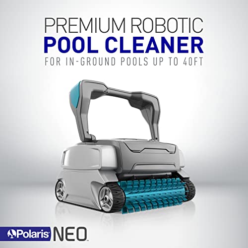 Polaris NEO Robotic Pool Cleaner, Automatic Vacuum for InGround Pools up to 40ft