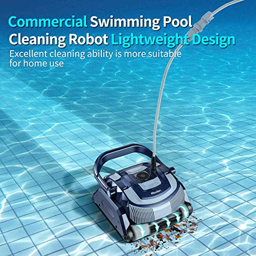 Moolan T1 Robotic Pool Vacuum Cleaner for In-Ground Pools up to 50 Feet