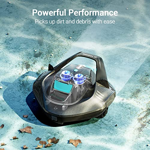 AIPER Seagull SE Cordless Robotic Pool Cleaner, Pool Vacuum Lasts 90 Mins,